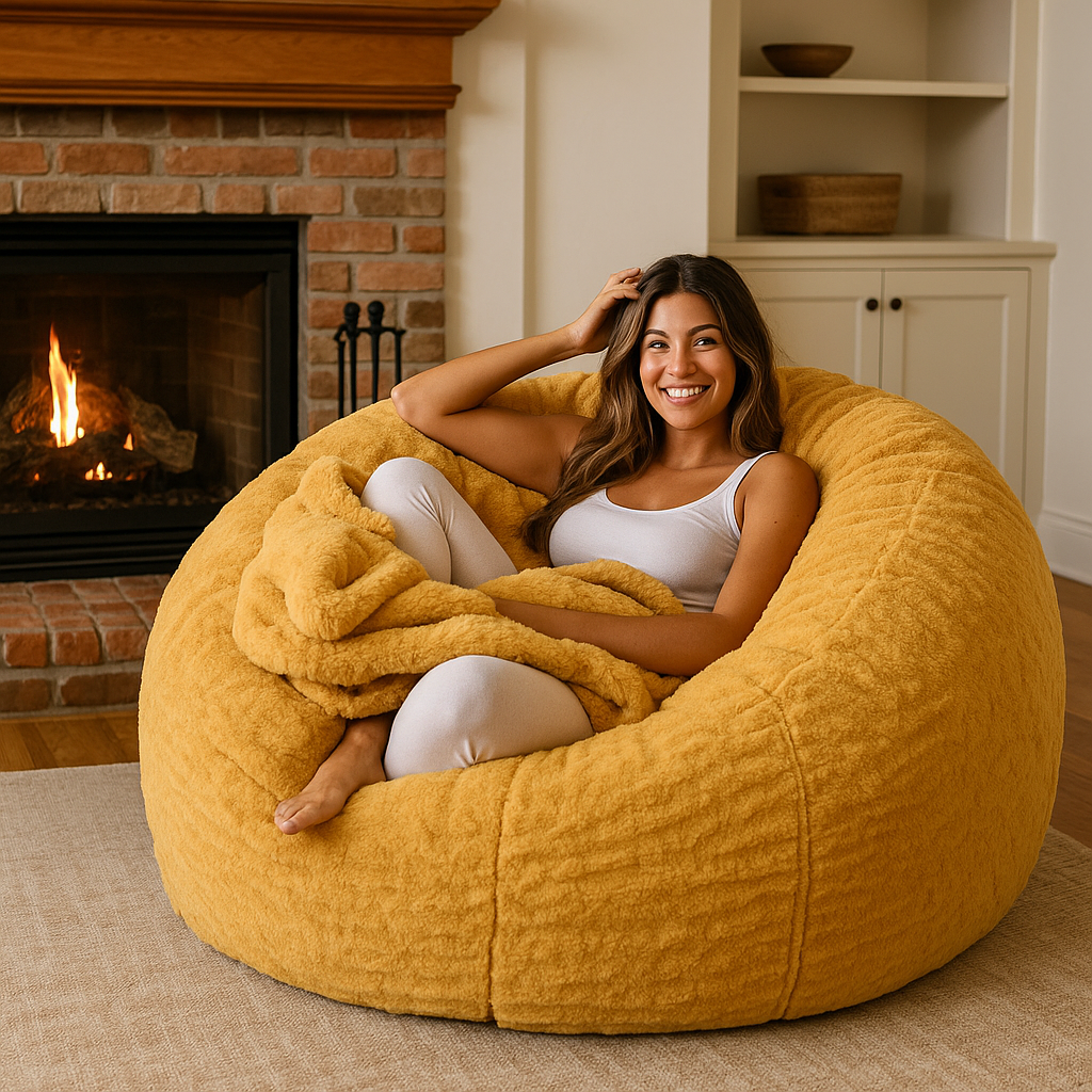 Ultra Soft Bean Bag Lounger Cover