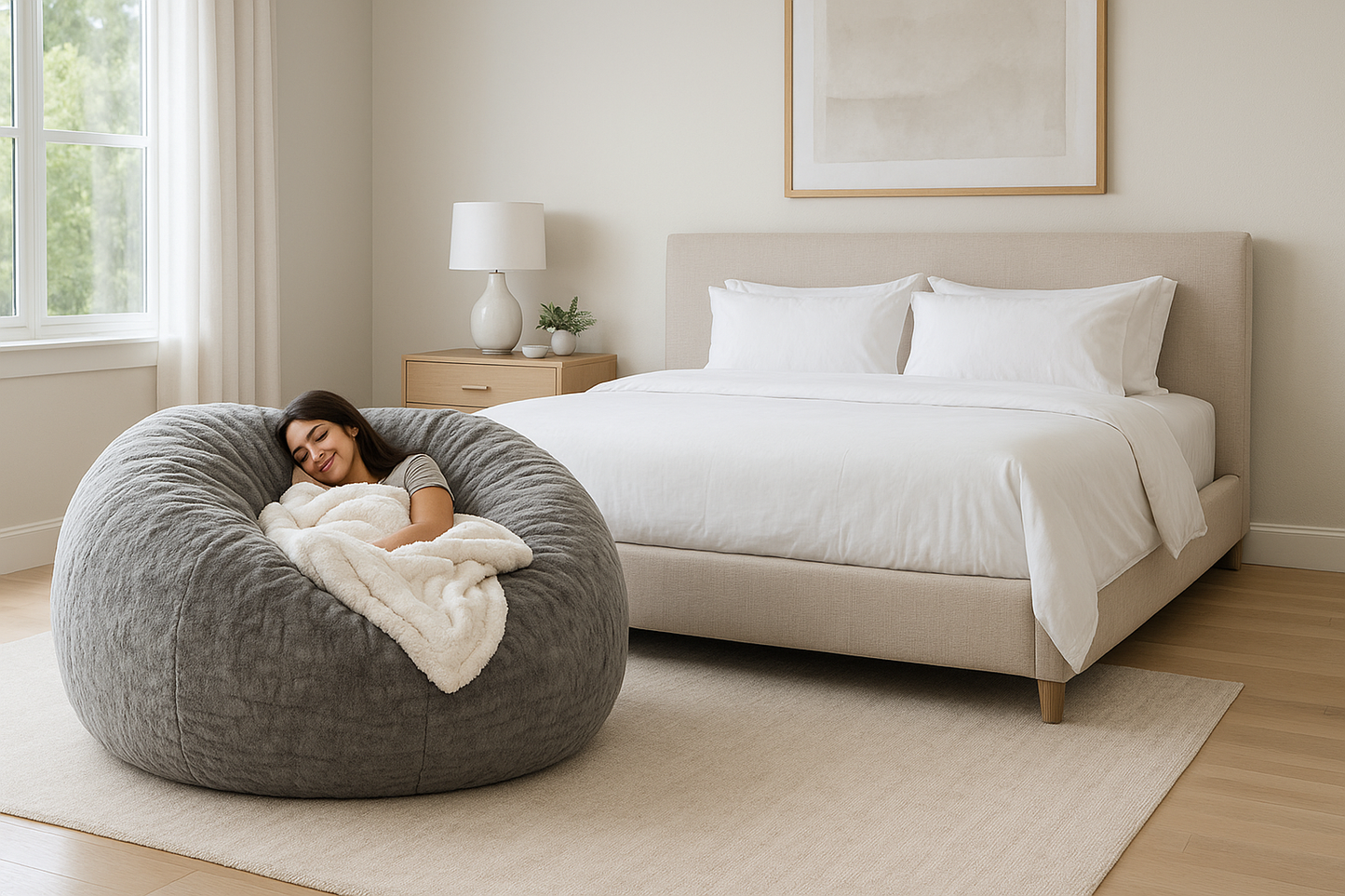 Ultra Soft Bean Bag Lounger Cover