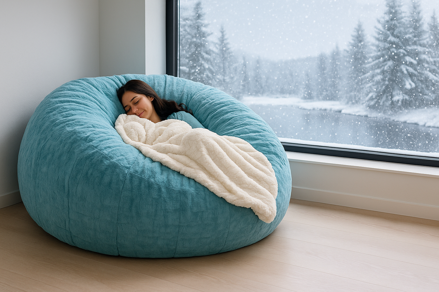 Ultra Soft Bean Bag Lounger Cover