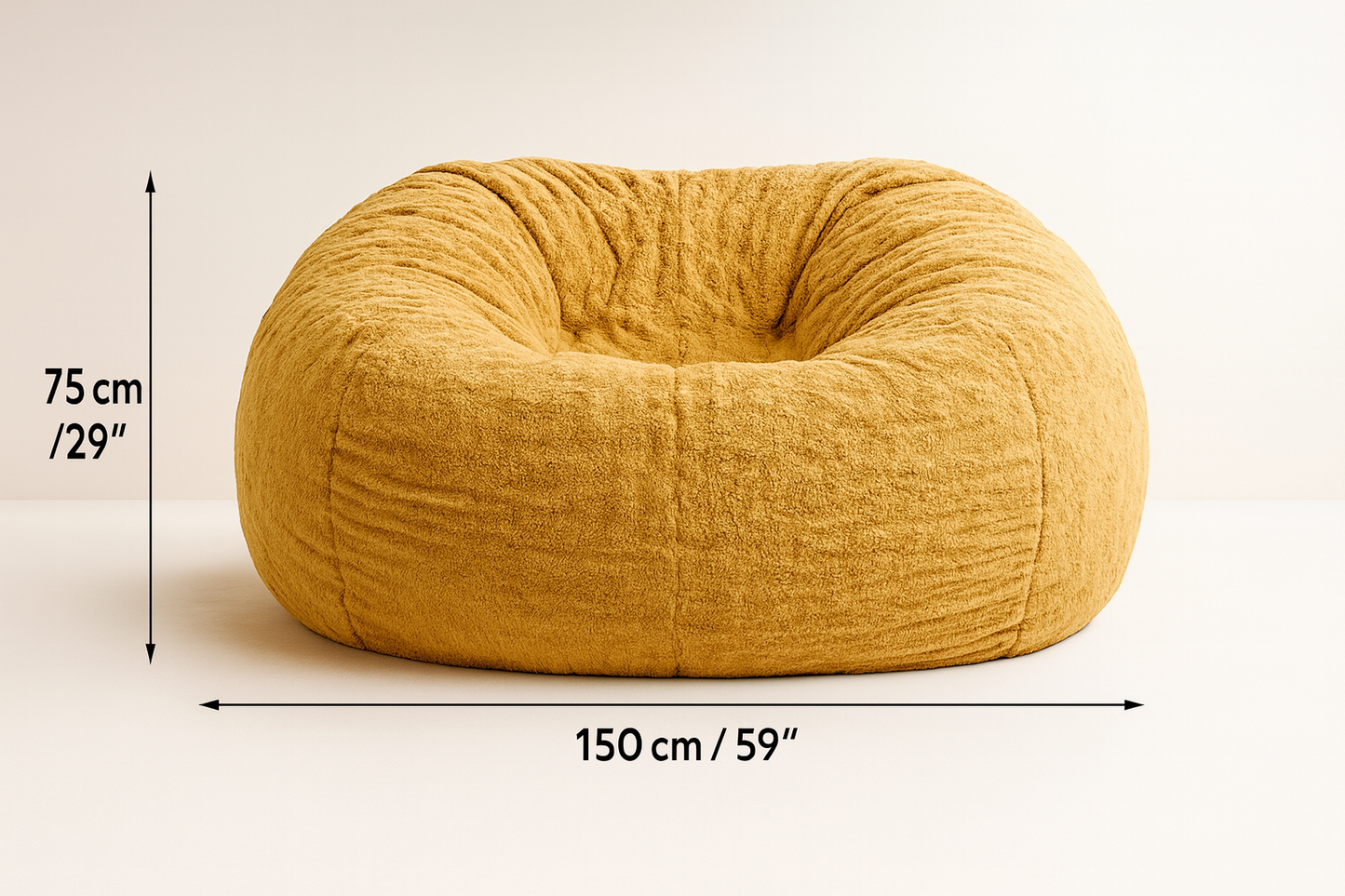 Ultra Soft Bean Bag Lounger Cover